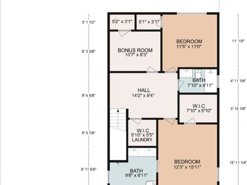 6 Scott Meadows Drive, Asheville, NC 28806.  MLS# CAR4343197, YatesRealty ID 22237. Floor plan 2nd level