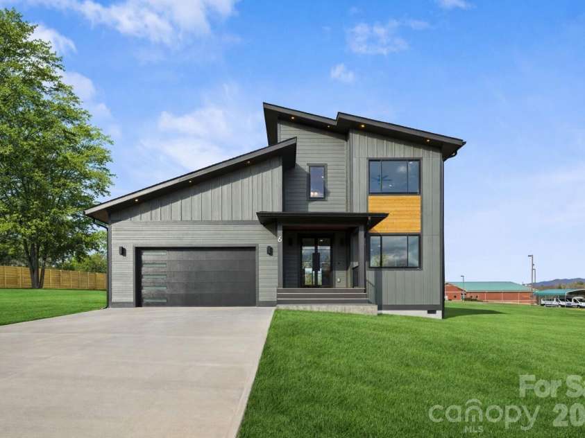 6 Scott Meadows Drive, Asheville, NC 28806.  MLS# CAR4343197, YatesRealty ID 22237. Virtually enhanced grass