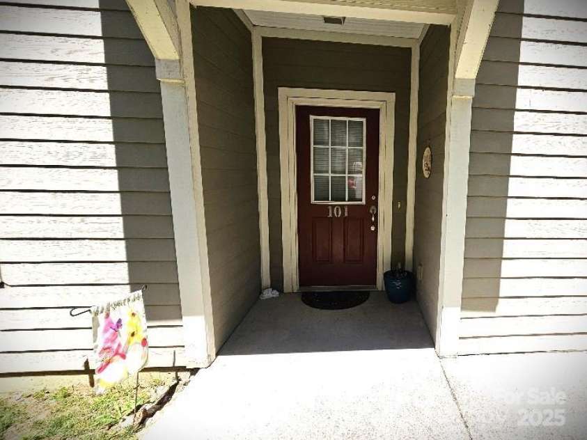 93 Foxden Drive, Fletcher, NC 28732.  MLS# CAR4251885, YatesRealty ID 22237. Front door