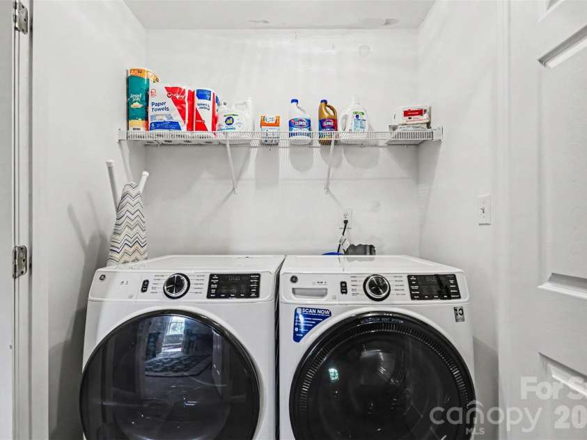 306 Cayman Way, Charlotte, NC 28217.  MLS# CAR4379005, YatesRealty ID 22241. Upstairs Laundry