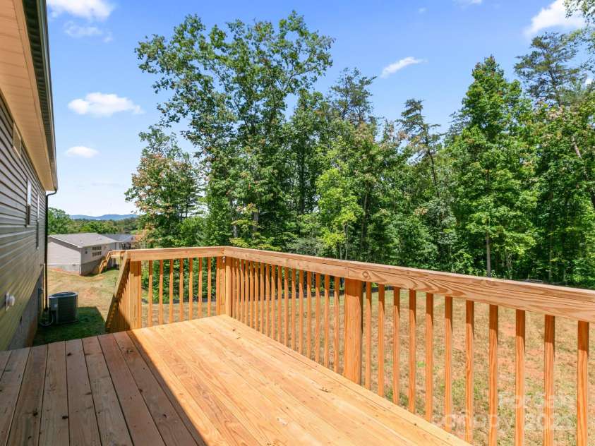 208 Walnut Branch Road, Weaverville, NC 28787.  MLS# CAR4272561, YatesRealty ID 22254. Mountain Views from back deck