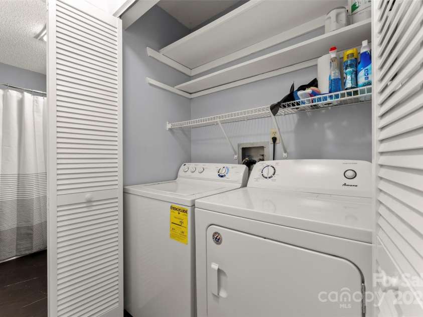 630 Britton Creek Drive, Hendersonville, NC 28791.  MLS# CAR4241236, YatesRealty ID 22259. Laundry Closet