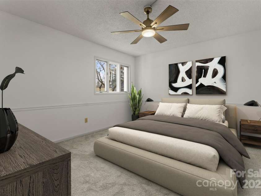 630 Britton Creek Drive, Hendersonville, NC 28791.  MLS# CAR4241236, YatesRealty ID 22259. Virtually staged Primary Suite