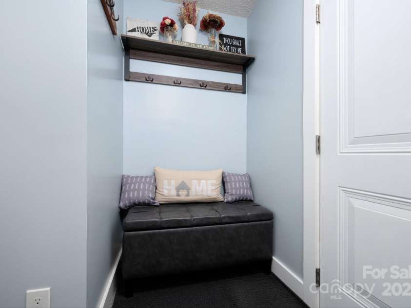 178 Susanna Cove Road, Mars Hill, NC 28754.  MLS# CAR4267675, YatesRealty ID 22266. Garage Entry Coat Rack