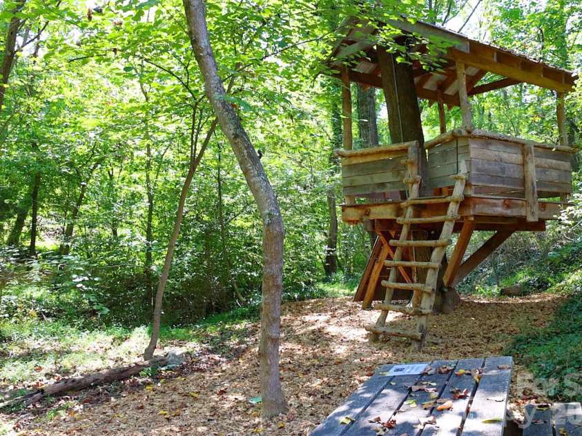 63 Orrinel Way, Asheville, NC 28806.  MLS# CAR4375047, YatesRealty ID 22277. Tree House for Play