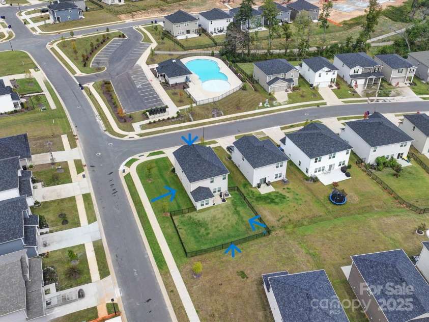 102 Guardian Gate Drive, Mooresville, NC 28115.  MLS# CAR4180685, YatesRealty ID 2228. AERIAL VIEW.