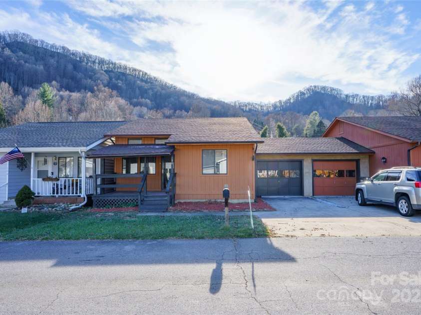 94 Market Street, Maggie Valley, NC 28751.  MLS# CAR4277066, YatesRealty ID 2228. Views from back yard