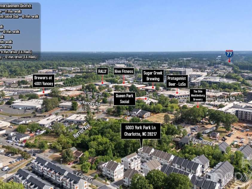 5003 York Park Lane, Charlotte, NC 28217.  MLS# CAR4377188, YatesRealty ID 22280. 