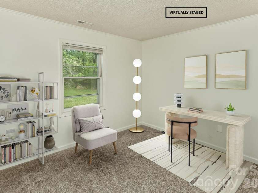 7 Teaneck Circle, Hendersonville, NC 28791.  MLS# CAR4369967, YatesRealty ID 22283. Third bedroom. Virtual staging