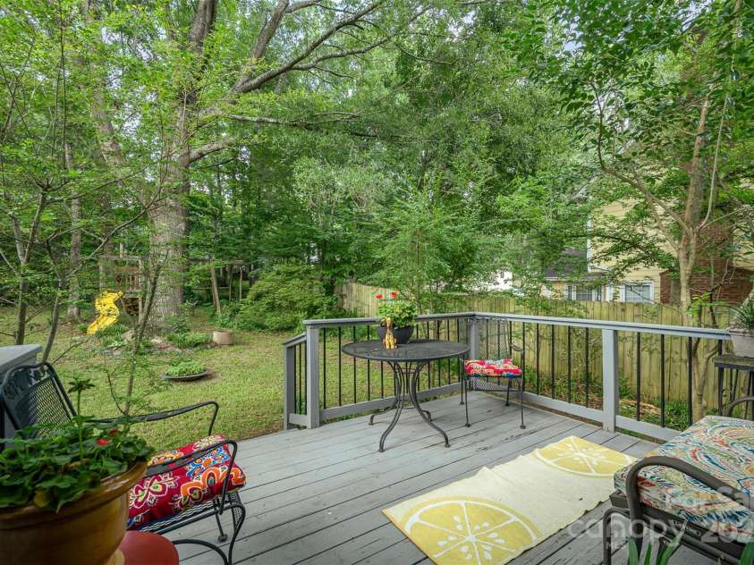 13416 Kintyre Court, Matthews, NC 28105.  MLS# CAR4270009, YatesRealty ID 22286. Deck