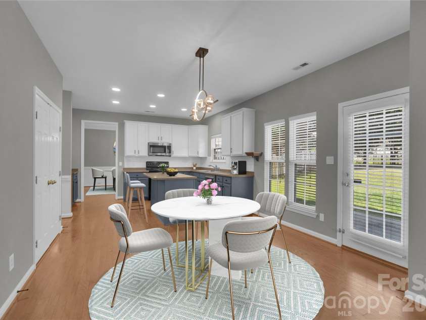 1007 Butterburr Drive, Matthews, NC 28104.  MLS# CAR4380724, YatesRealty ID 22290. Virtually staged photo