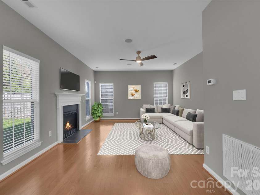 1007 Butterburr Drive, Matthews, NC 28104.  MLS# CAR4380724, YatesRealty ID 22290. Virtually staged photo