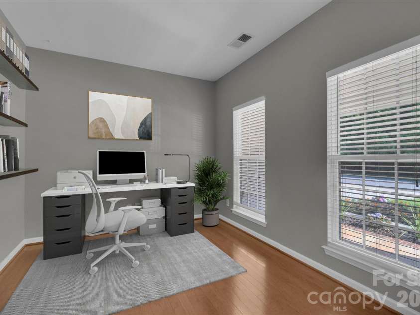1007 Butterburr Drive, Matthews, NC 28104.  MLS# CAR4380724, YatesRealty ID 22290. Virtually staged photo