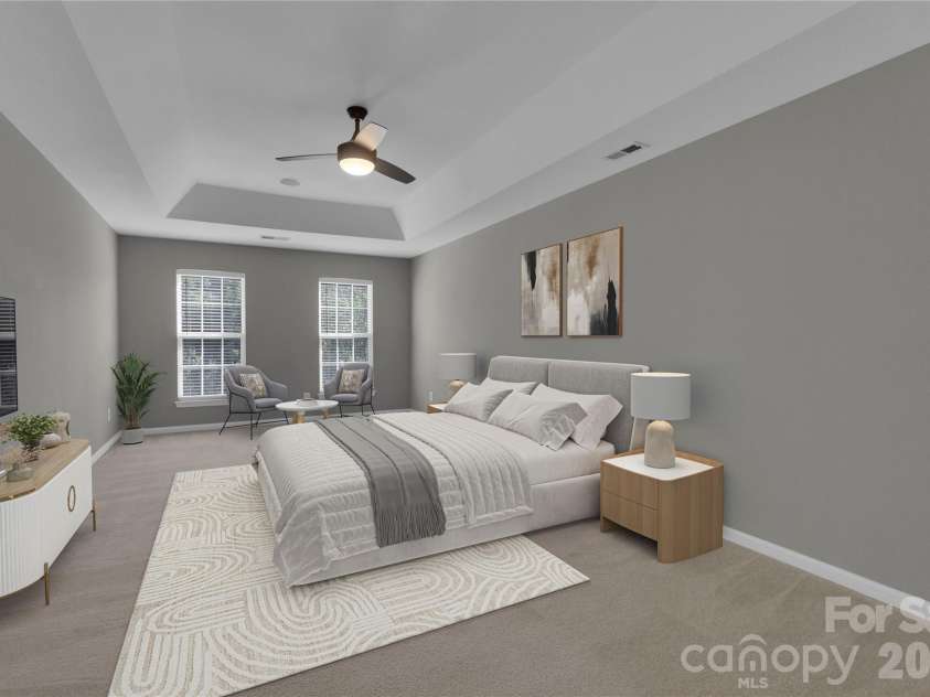 1007 Butterburr Drive, Matthews, NC 28104.  MLS# CAR4380724, YatesRealty ID 22290. Virtually staged photo