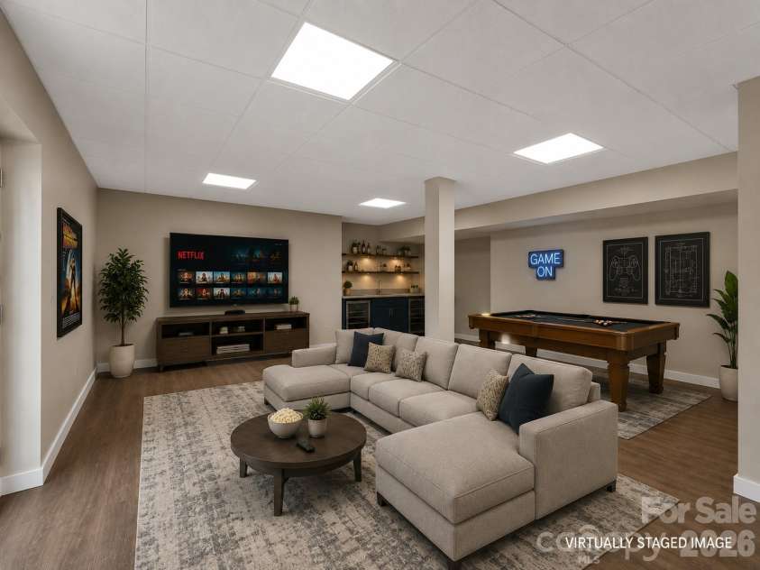 9 Squirrel Ridge Drive, Weaverville, NC 28787.  MLS# CAR4381425, YatesRealty ID 22295. Basement 