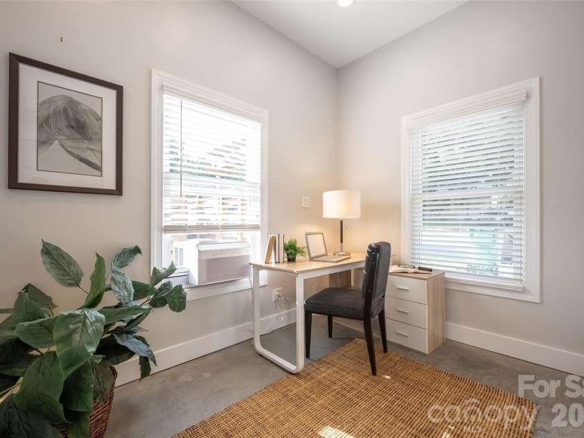 4601 General Pershing Drive, Charlotte, NC 28209.  MLS# CAR4379524, YatesRealty ID 22296. Flex room could be used as a quiet home office space