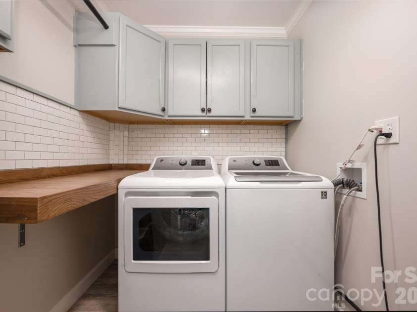 4601 General Pershing Drive, Charlotte, NC 28209.  MLS# CAR4379524, YatesRealty ID 22296. Laundry with built in storage
