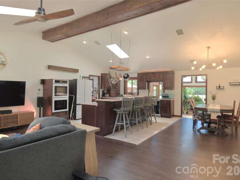 6870 Lowder Road, Salisbury, NC 28147.  MLS# CAR4368281, YatesRealty ID 22298. Living room open to kitchen/dining