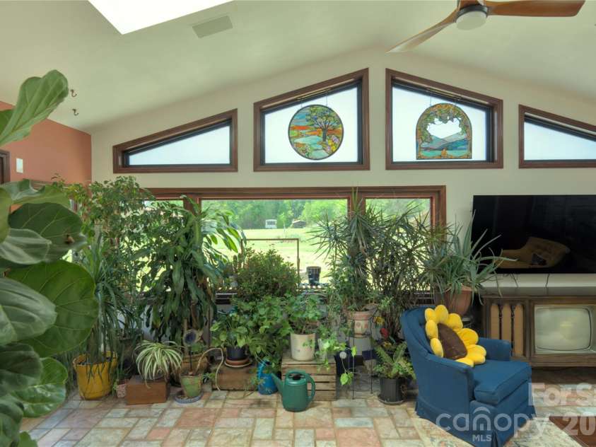 6870 Lowder Road, Salisbury, NC 28147.  MLS# CAR4368281, YatesRealty ID 22298. Sunroom with full windows/light