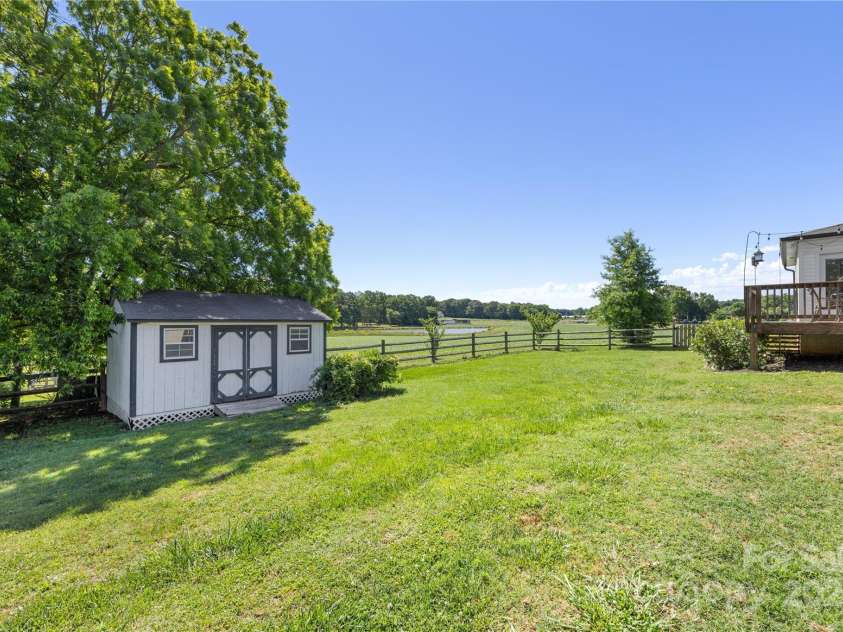 5710 Lander Benton Road, Unionville, NC 28110.  MLS# CAR4254913, YatesRealty ID 22313. Backyard