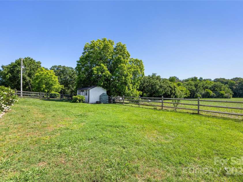 5710 Lander Benton Road, Unionville, NC 28110.  MLS# CAR4254913, YatesRealty ID 22313. Backyard