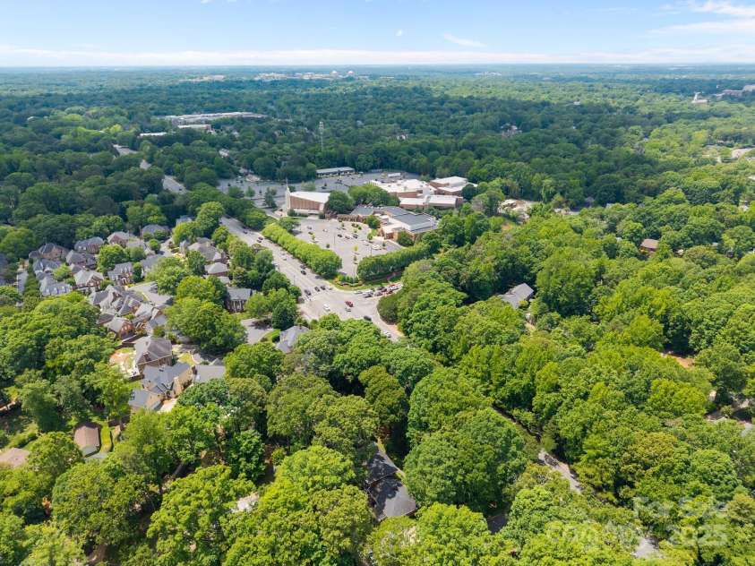 5510 Sardis Road, Charlotte, NC 28270.  MLS# CAR4240440, YatesRealty ID 22316. Aerial View