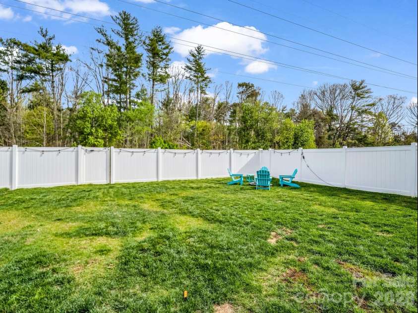 383 Fox Cove Road, Hendersonville, NC 28792.  MLS# CAR4363125, YatesRealty ID 22318. Backyard Privacy