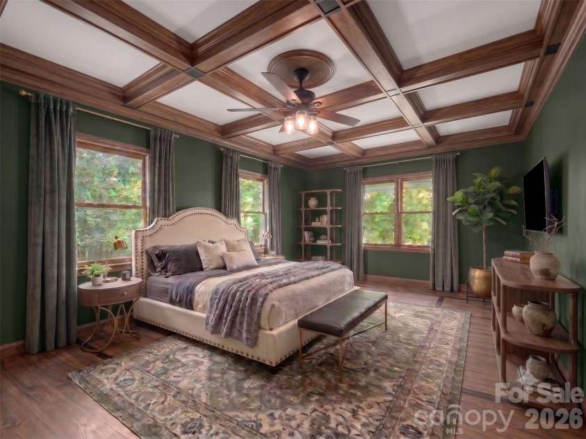 444 Martin Branch Road, Leicester, NC 28748.  MLS# CAR4369223, YatesRealty ID 22320. AI Generated Image