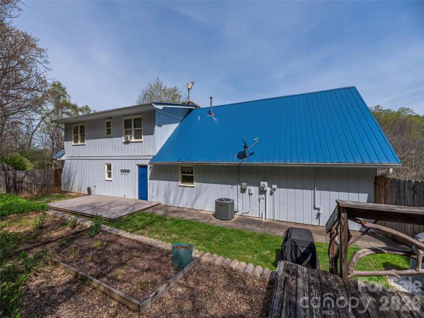 444 Martin Branch Road, Leicester, NC 28748.  MLS# CAR4369223, YatesRealty ID 22320. Back Yard