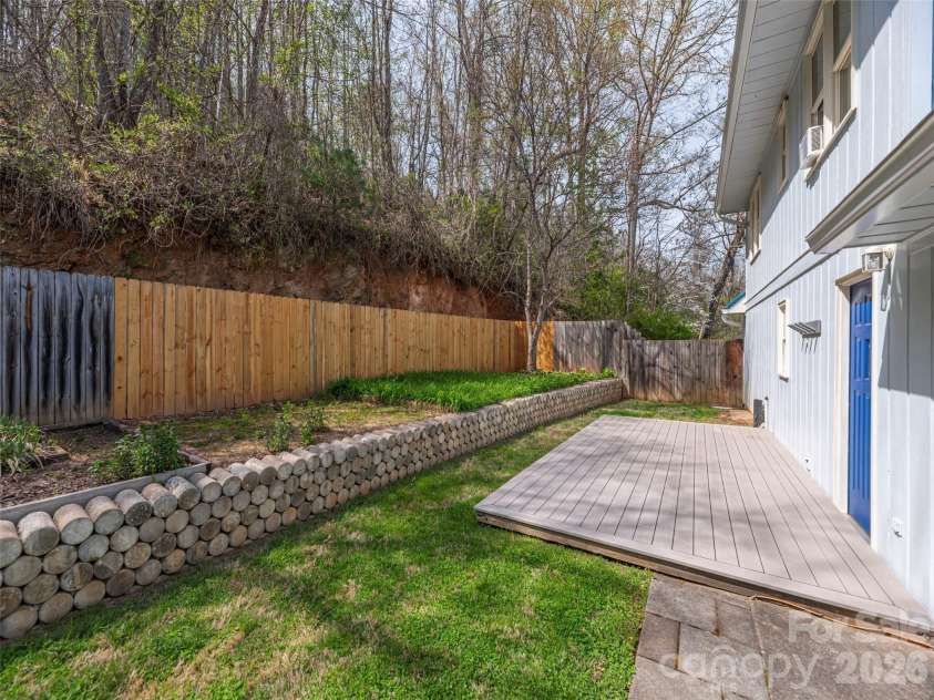 444 Martin Branch Road, Leicester, NC 28748.  MLS# CAR4369223, YatesRealty ID 22320. TimberTech deck is ready to support your new hottub