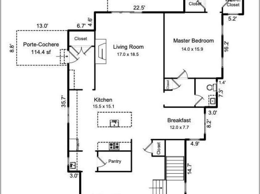4507 Givens Way, Charlotte, NC 28209.  MLS# CAR4376628, YatesRealty ID 22323. First Floor