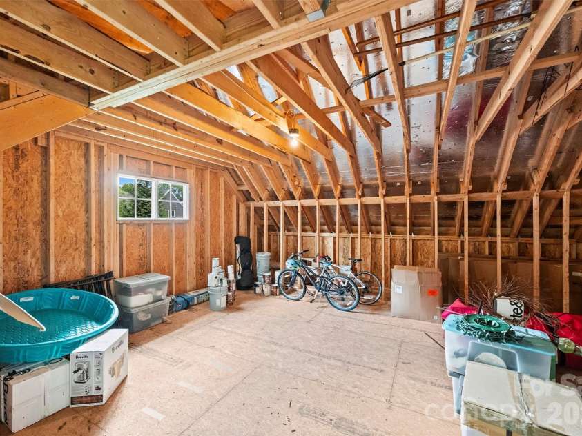4507 Givens Way, Charlotte, NC 28209.  MLS# CAR4376628, YatesRealty ID 22323. Unfinished Space above garage