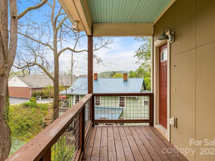 74 Elkwood Avenue, Asheville, NC 28804.  MLS# CAR4251533, YatesRealty ID 22323. View from front porch