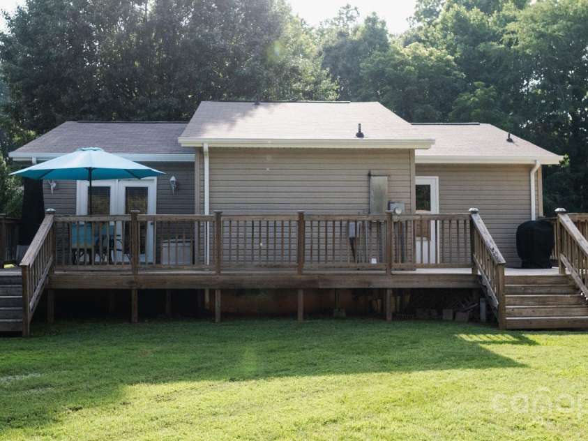 332 Daybrook Drive, Landis, NC 28088.  MLS# CAR4267528, YatesRealty ID 22328. Rear deck