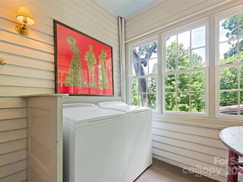 66 Fox Trot Lane, Tryon, NC 28782.  MLS# CAR4259291, YatesRealty ID 22329. Laundry Room 2nd floor