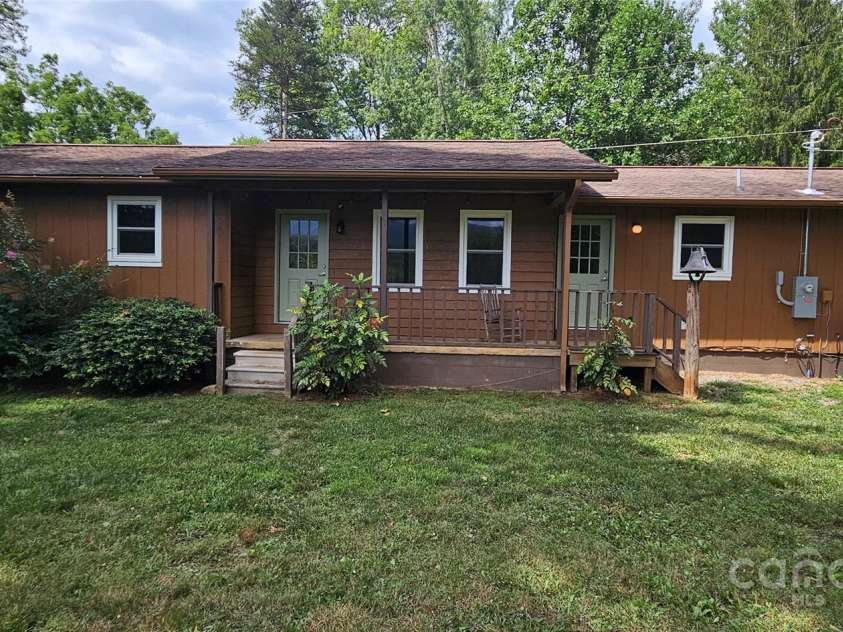 205 Blackwood Road, Cullowhee, NC 28723.  MLS# CAR4249157, YatesRealty ID 22339. Front of Home