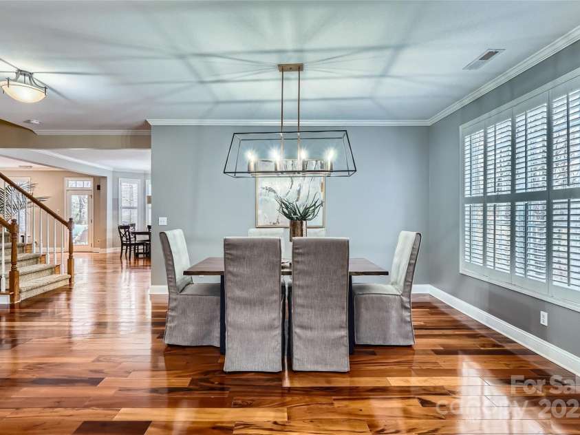 1005 Forbishire Drive, Matthews, NC 28104.  MLS# CAR4228629, YatesRealty ID 2234. Dining Room