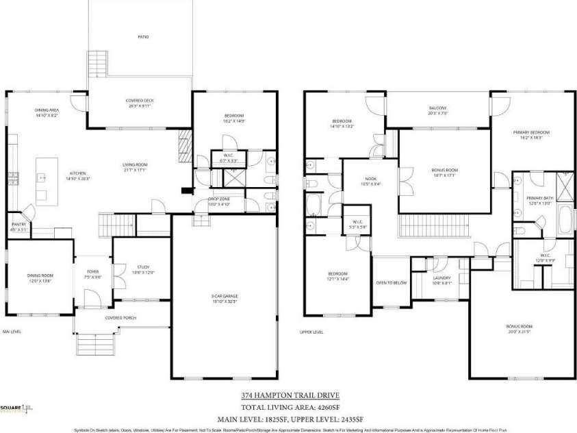 374 Hampton Trail Drive, Fort Mill, SC 29708.  MLS# CAR4319252, YatesRealty ID 22342. 