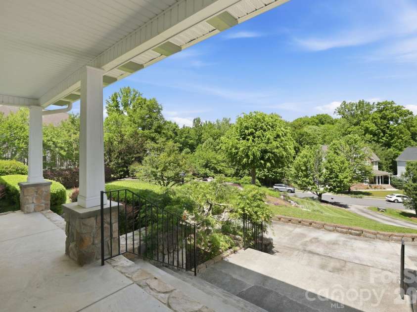 836 Creek Bluff Road, Rock Hill, SC 29732.  MLS# CAR4372783, YatesRealty ID 22349. Front entrance looking back at road