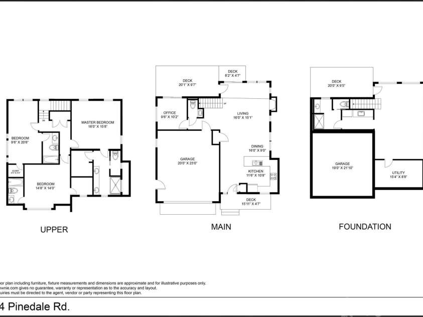 64 Pinedale Road, Asheville, NC 28805.  MLS# CAR4210375, YatesRealty ID 2235. Floor Plan
