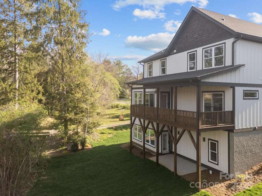 64 Pinedale Road, Asheville, NC 28805.  MLS# CAR4210375, YatesRealty ID 2235. Rear view of property