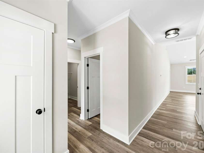 1008 Speight Road, Albemarle, NC 28001.  MLS# CAR4377011, YatesRealty ID 22352. Hall to Secondary Bedrooms