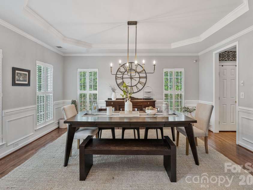 1020 Butterburr Drive, Matthews, NC 28104.  MLS# CAR4377677, YatesRealty ID 22378. Formal Dining Room