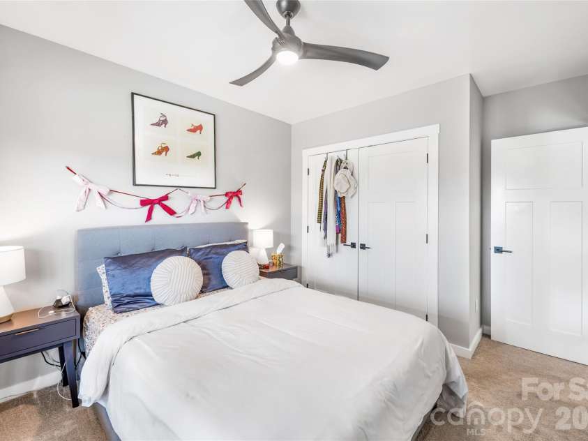 54 Weldon Way, Fairview, NC 28730.  MLS# CAR4353772, YatesRealty ID 22380. Bedroom 3 on the lower level. 