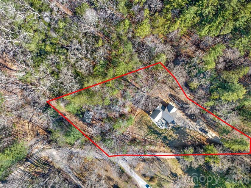 54 Weldon Way, Fairview, NC 28730.  MLS# CAR4353772, YatesRealty ID 22380. Boundary lines are approximate.