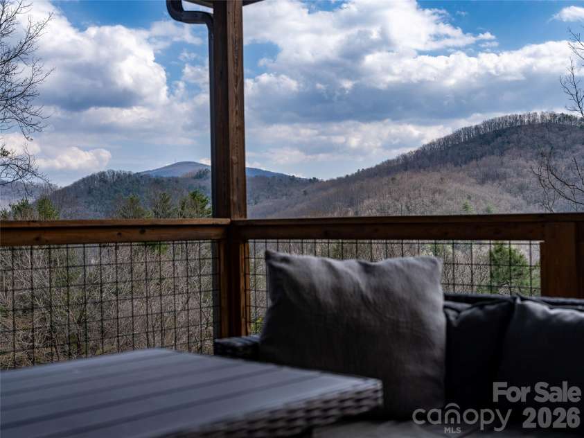 54 Weldon Way, Fairview, NC 28730.  MLS# CAR4353772, YatesRealty ID 22380. The view from the covered deck can't be beat! 