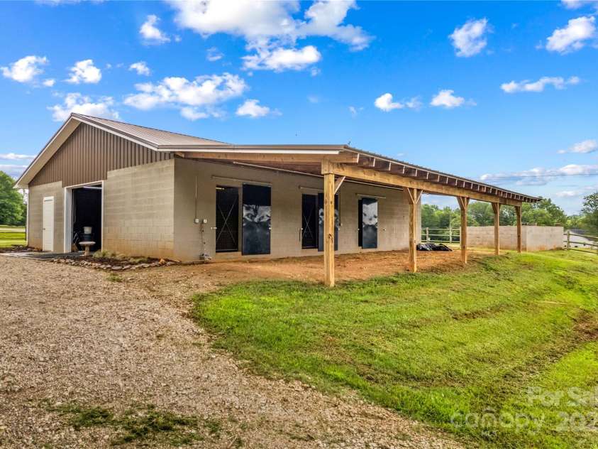 296 Hicks Creek Road, Troutman, NC 28166.  MLS# CAR4266143, YatesRealty ID 22382. New Barn 