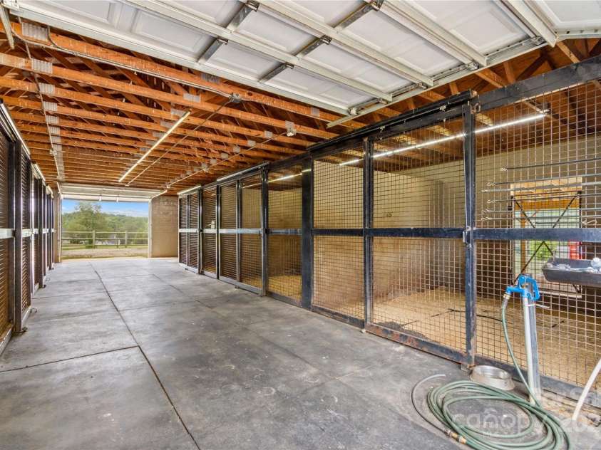 296 Hicks Creek Road, Troutman, NC 28166.  MLS# CAR4266143, YatesRealty ID 22382. Six Stalls