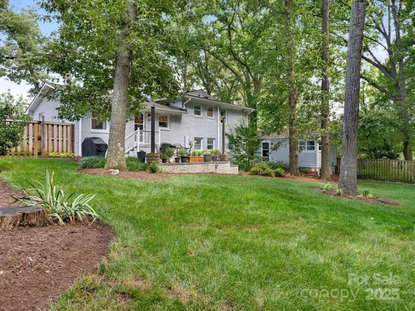 4618 Emory Lane, Charlotte, NC 28211.  MLS# CAR4274254, YatesRealty ID 22383. Rear Exterior