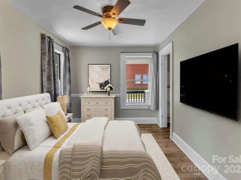 111 Church Street, Stanley, NC 28164.  MLS# CAR4260596, YatesRealty ID 22388. Bedroom 2- Virtually Satged
